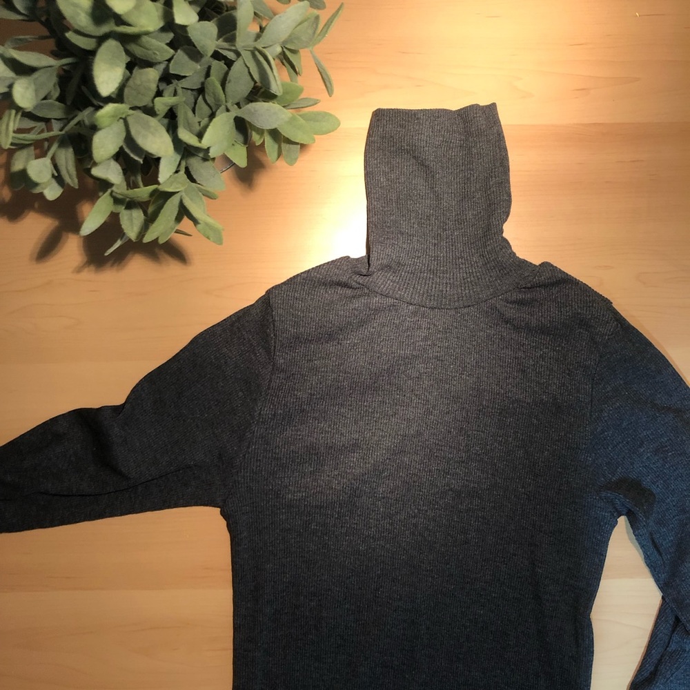 Grey Turtleneck